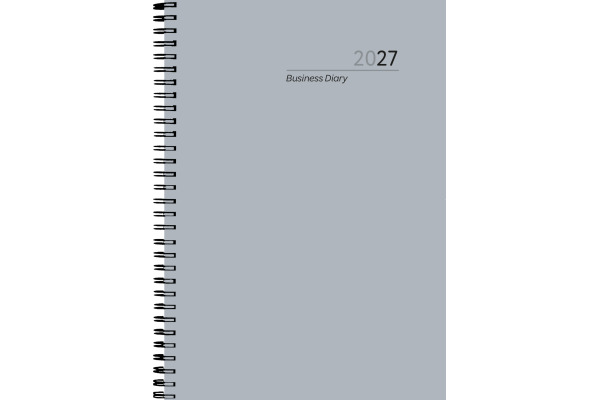 SIMPLEX Wochenagenda 2027 797-2022 1W/2S silber ML 16.9x24cm