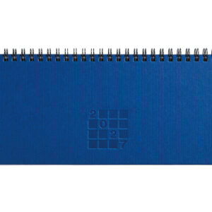 SIMPLEX Querkalender Linea 2027 83582B5 1W/2S blau ML 30.7x10.5cm