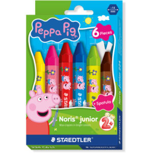 STAEDTLER Wachsmalkreide Noris PeppaPig 224C6L1   assortiert             6 Stück