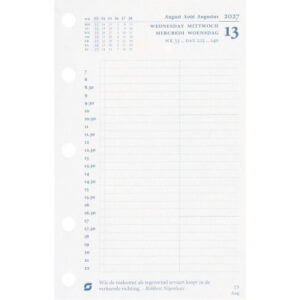 SUCCES Agenda Mini 2027 841209000 1T/1S Ersatzkal. 6.7x10.4cm