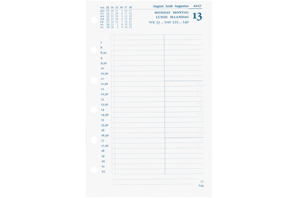 SUCCES Agenda Junior 2027 842002000 1T/1S Ersatz kompl. 8x12.5cm – Bild 2
