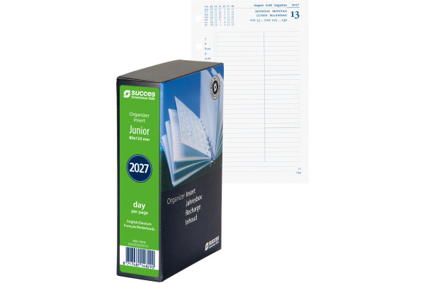 SUCCES Agenda Junior 2027 842002000 1T/1S Ersatz kompl. 8x12.5cm – Bild 3