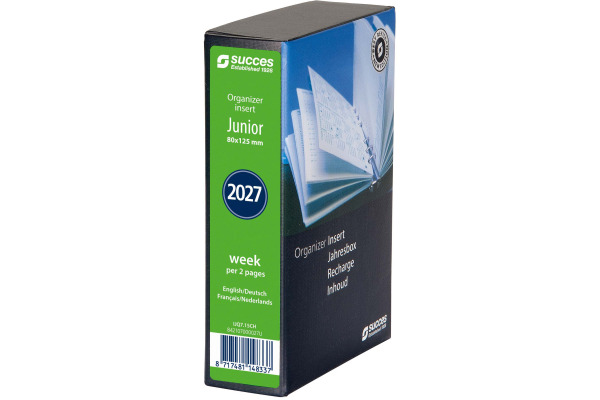 SUCCES Agenda Junior 2027 842107000 1W/2S Ersatz kompl. 8x12.5cm