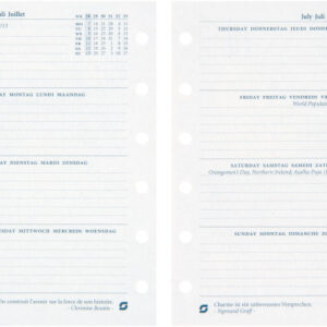SUCCES Agenda Junior 2027 842207000 1W/2S Ersatzkal. 8x12.5cm