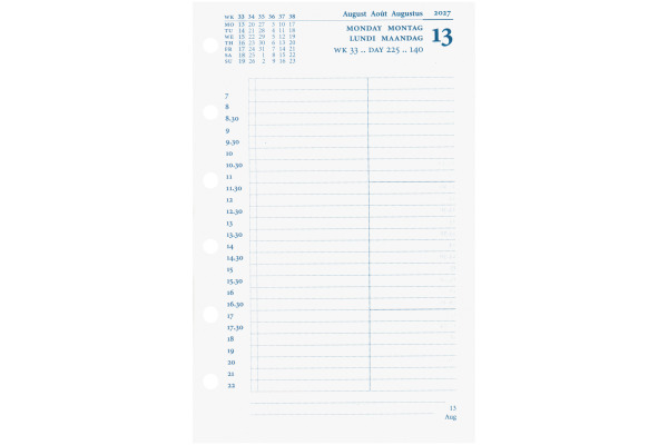 SUCCES Agenda Junior 2027 842209000 1T/1S Ersatzkal. 8x12.5cm