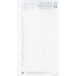 SUCCES Agenda Standard 2027 843209000 1T/1S Ersatzkal. 9.5x17.1cm