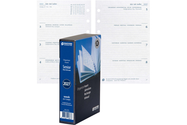 SUCCES Agenda Senior 2027 845107000 1W/2S Ersatz kompl. 9.5x15cm – Bild 3