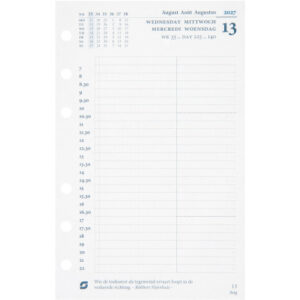 SUCCES Agenda Senior 2027 845209000 1T/1S Ersatzkal. 9.5x15cm