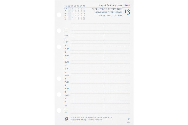 SUCCES Agenda Senior 2027 845209000 1T/1S Ersatzkal. 9.5x15cm