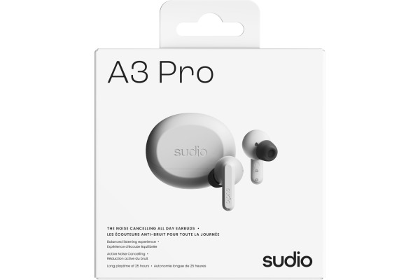 SUDIO Noise Cancelling Earbuds A3PROWHT A3 Pro, White, Wireless – Bild 4