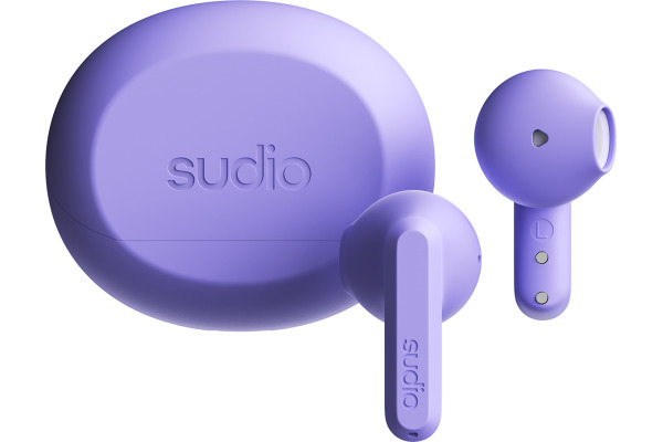 SUDIO Wireless Earbuds A3PUR A3, Purple