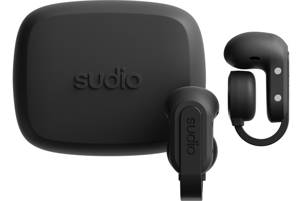 SUDIO Clip-On Earbuds B3BLK B3, Black, Wireless