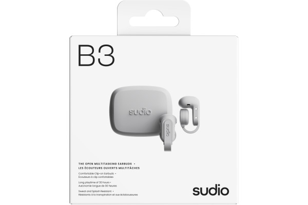 SUDIO Clip-On Earbuds B3WHT B3, White, Wireless – Bild 4