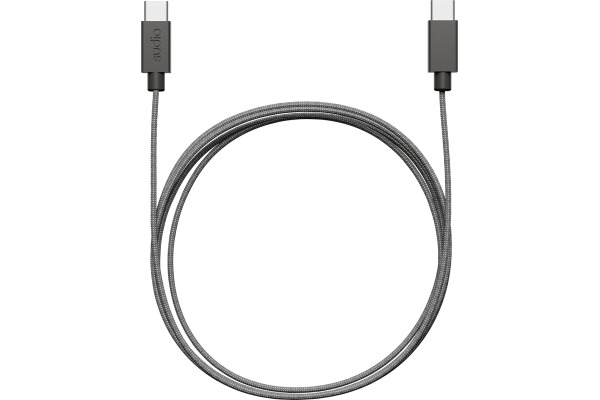 SUDIO USB-C - USB-C charging cable C1CBLK C1-C, Black, 1.8m