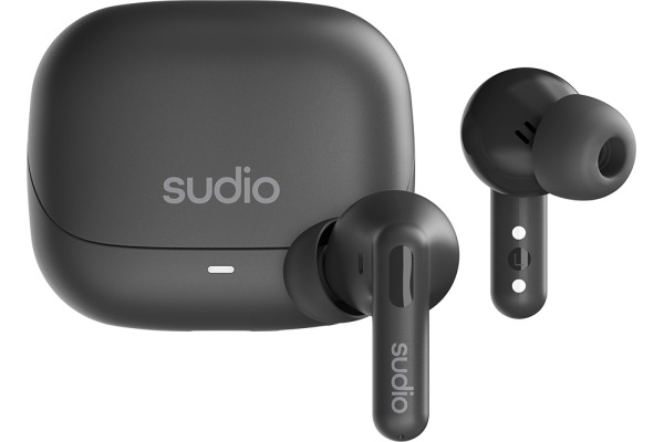 SUDIO Noise Cancelling Earbuds C8BLK C8, Black, Wireless