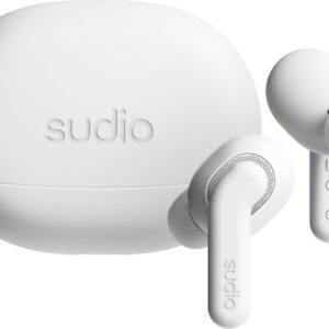 SUDIO Noise Cancelling Earbuds E4PROWHT E4 Pro, White, Wireless