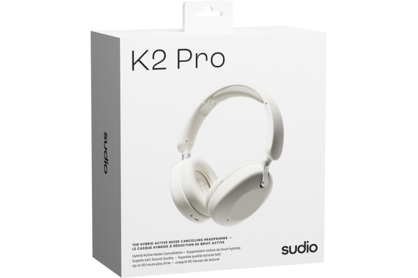 SUDIO Over-ear ANC Headphones K2PROWHT K2 Pro, White, Wireless – Bild 4