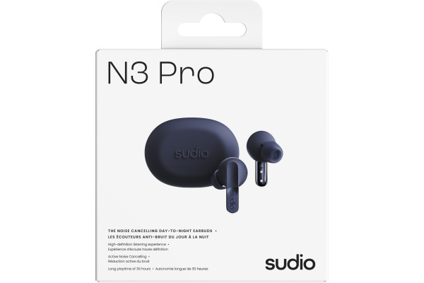 SUDIO Noise Cancelling Earbuds N3PROBLU N3 Pro Blue, Wireless – Bild 4
