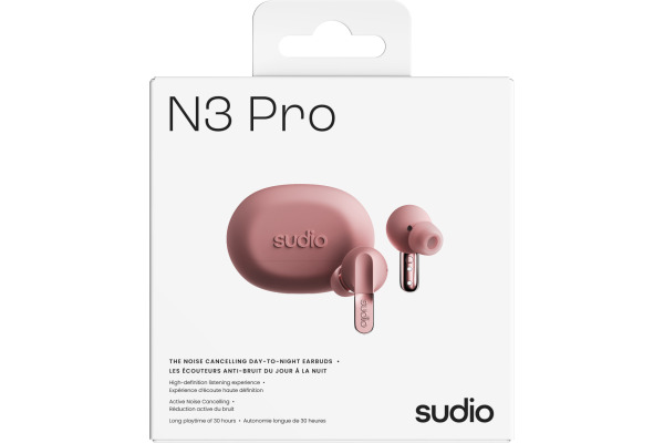 SUDIO Noise Cancelling Earbuds N3PROPNK N3 Pro Pink, Wireless – Bild 4