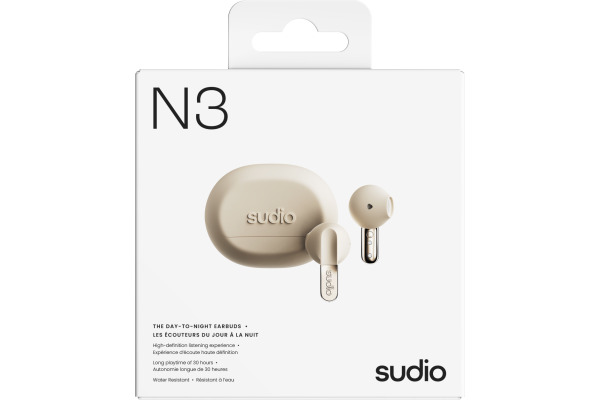 SUDIO Wireless Earbuds N3SND N3, Sand – Bild 4
