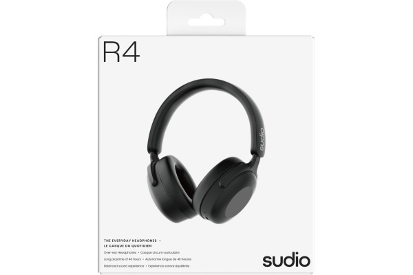 SUDIO Over-ear Headphones R4BLK R4, Black, Wireless – Bild 4