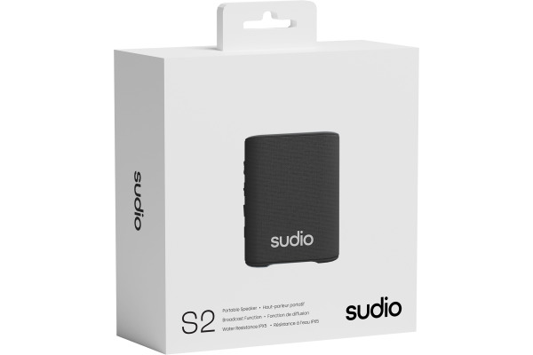 SUDIO Mini Portable Speaker S2BLK S2, Black – Bild 4