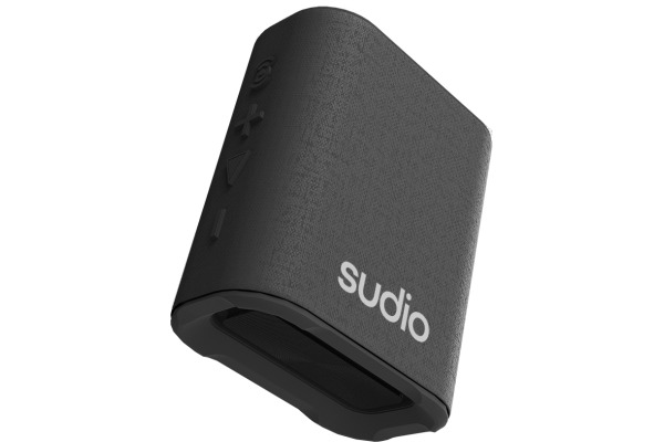 SUDIO Mini Portable Speaker S2BLK S2, Black