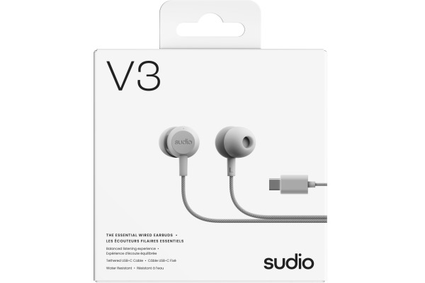 SUDIO Wired Earbuds V3WHT V3, White – Bild 3