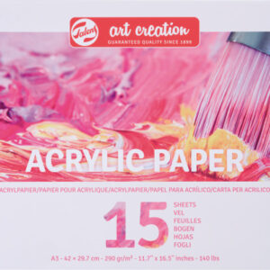 TALENS    Acrylpapier                 A3 9316001M  weiss, 290g           15 Blatt