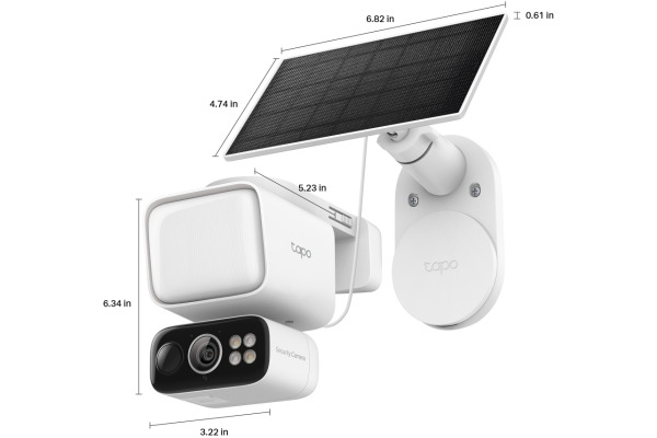 TP-LINK Solar-Floodlight Security Cam TAPOC615F 2K, Pan/Tilt – Bild 3