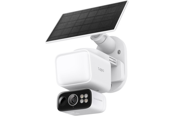 TP-LINK Solar-Floodlight Security Cam TAPOC615F 2K, Pan/Tilt