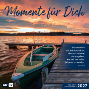 ACKERMANN Bildkalender 2027 4702 Momente für Dich ML 30x30cm