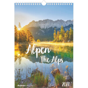 ALPHA EDI Bildkalender 2027 161039 Alpen 23.7x34cm