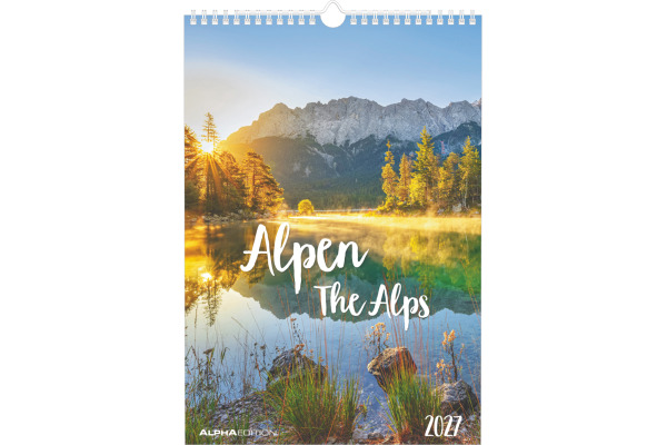 ALPHA EDI Bildkalender 2027 161039 Alpen 23.7x34cm