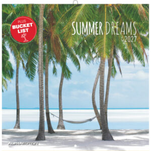 ALPHA EDI Bildkalender 2027 161055 Summer Dreams ML 30x30cm