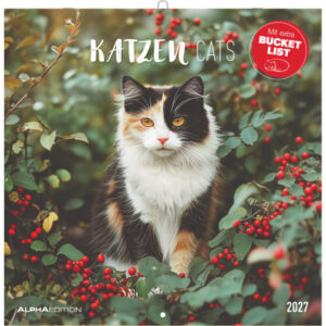 ALPHA EDI Bildkalender 2027 161056 Katzen ML 30x30cm