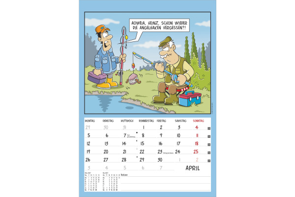 ALPHA EDI Der Rentner-Kalender 2027 161177 1M/1S DE 23.7x34cm – Bild 3