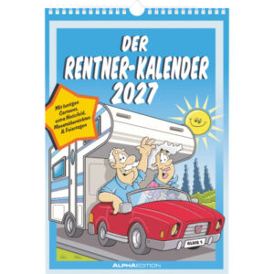 ALPHA EDI Der Rentner-Kalender 2027 161177 1M/1S DE 23.7x34cm