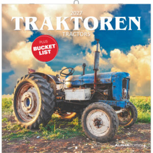 ALPHA EDI Bildkalender 2027 161302 Traktoren ML 30x30cm