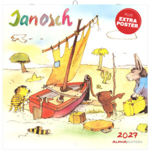 ALPHA EDI Bildkalender 2027 161491 Janosch ML 30x30cm