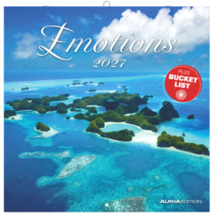 ALPHA EDI Bildkalender 2027 161868 Emotions ML 30x30cm