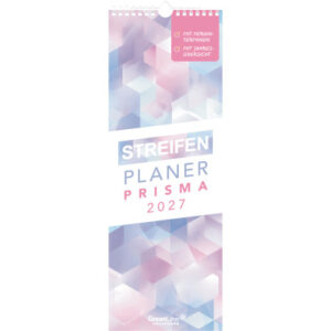 ALPHA EDI Monatsplaner 2027 361703 Prisma 1M/1S ML 14.8x42cm