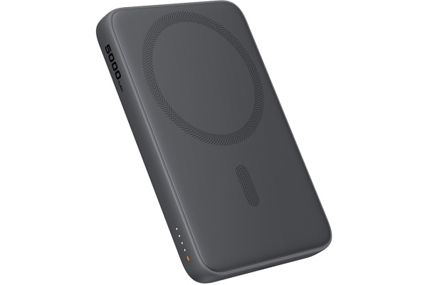 AUKEY MagFusion 5000mAh PB-MS03 G Powerbank Wireless Grey – Bild 2