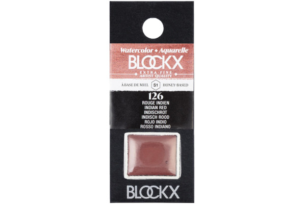BLOCKX Aquarellfarbe 1.5ml 41126BXC indisch rot