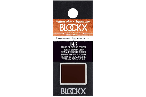 BLOCKX Aquarellfarbe 1.5ml 41143BXC siena gebrannt dunkel