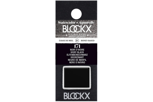 BLOCKX Aquarellfarbe 1.5ml 41171BXC elfenbeinschwarz