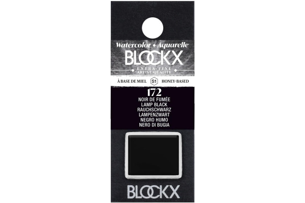 BLOCKX Aquarellfarbe 1.5ml 41172BXC lampenschwarz