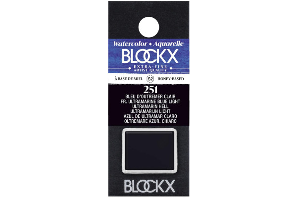 BLOCKX Aquarellfarbe 1.5ml 41251BXC ultramarin hell