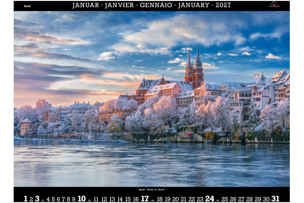 CALENDARI Bildkalender 2027 36205830 Basel ML 40x31cm – Bild 3