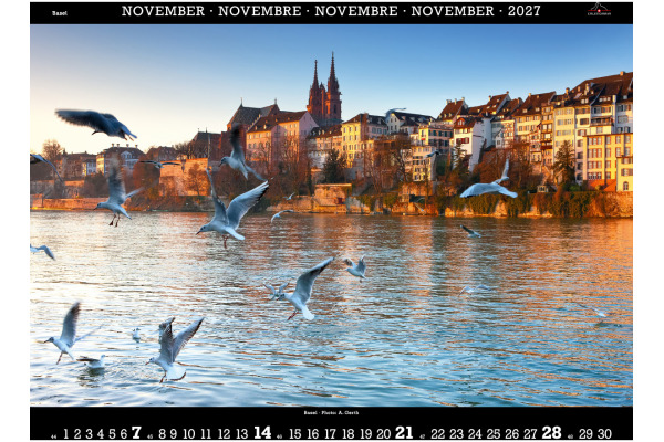 CALENDARI Bildkalender 2027 36205830 Basel ML 40x31cm – Bild 4
